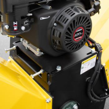 BAMATO wood chipper HACK-120 incl. tarpaulin